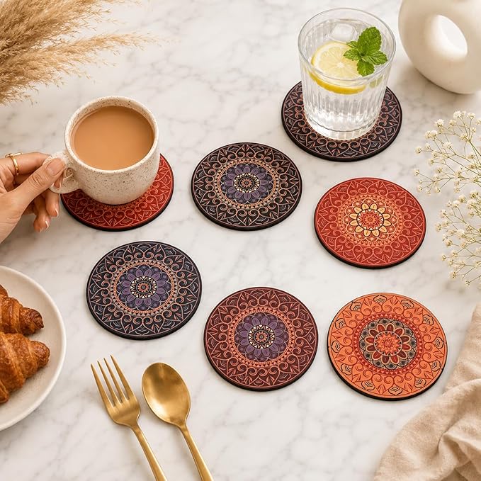 Wooden Coaster Set